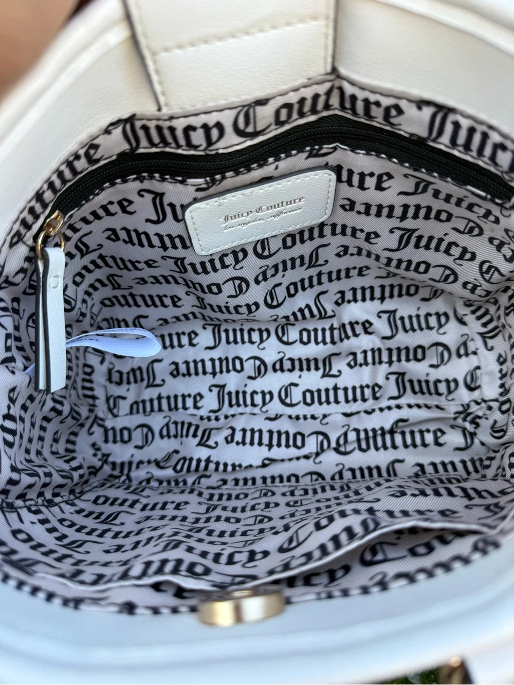 Juicy Couture Lemon Mini Tote Bag with Crossbody Strap, New with Tags - Picture 5 of 6